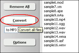 Convert FLAC to AAC Click Convert